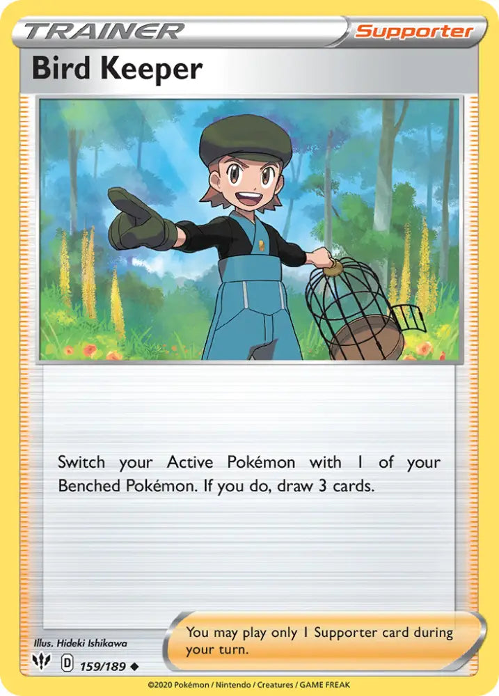 Bird Keeper (159/189) [Sword & Shield: Darkness Ablaze] - Pokemon Single