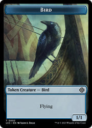 Bird // Merfolk (0003) Double-Sided Token [The Lost Caverns of Ixalan Commander Tokens] - MTG Single