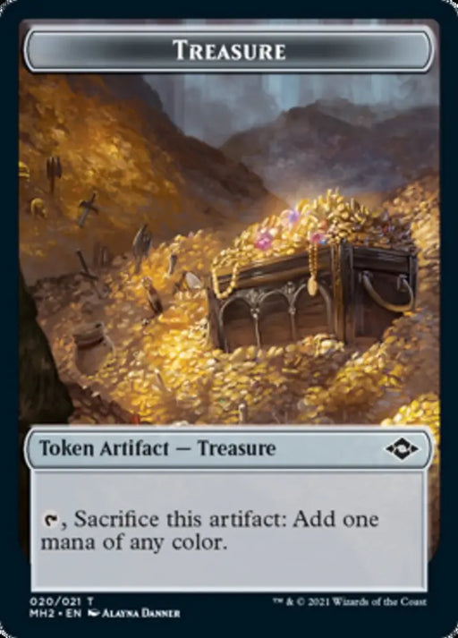 Bird // Treasure (20) Double-Sided Token [Modern Horizons 2 Tokens] - MTG Single