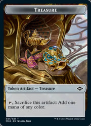 Bird // Treasure (21) Double-Sided Token [Modern Horizons 2 Tokens] - MTG Single