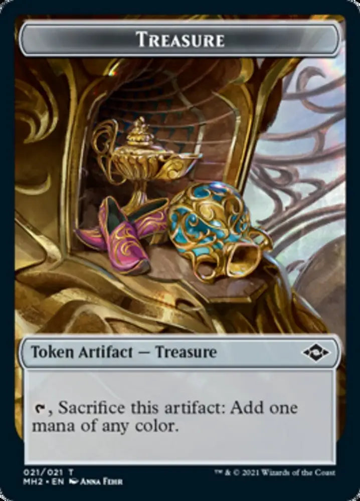 Bird // Treasure (21) Double-Sided Token [Modern Horizons 2 Tokens] - MTG Single