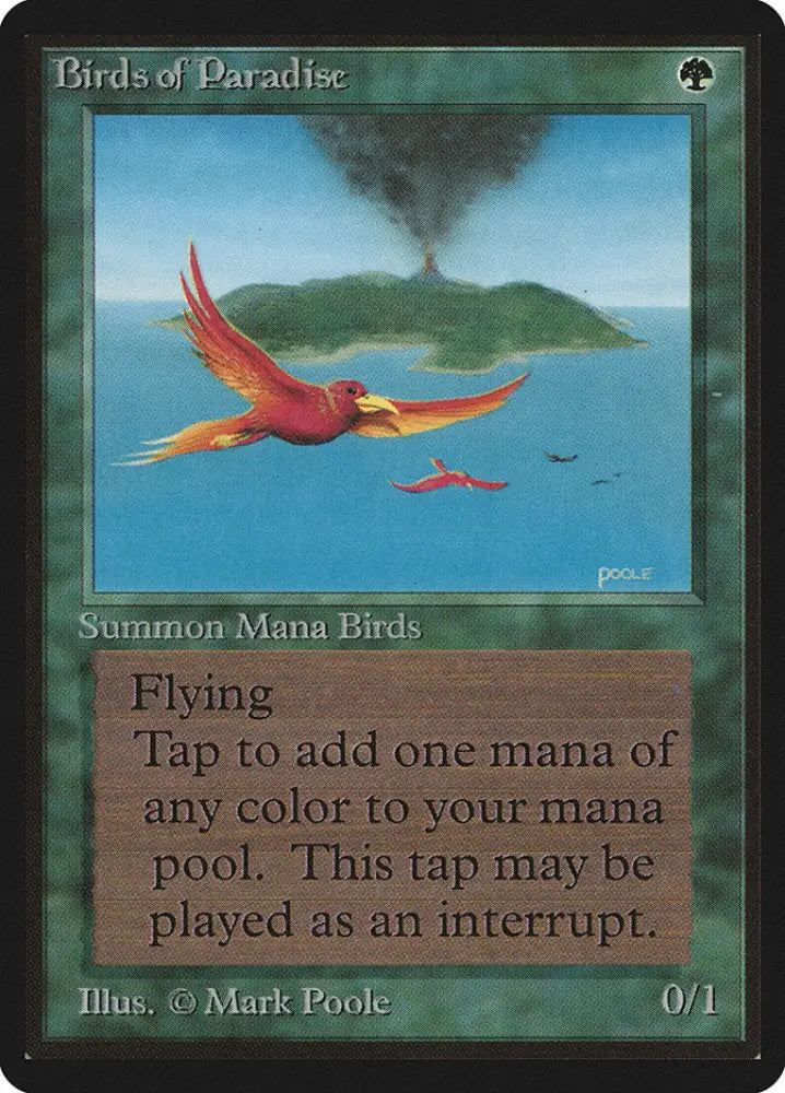 Birds of Paradise [Beta Edition] - MTG Single