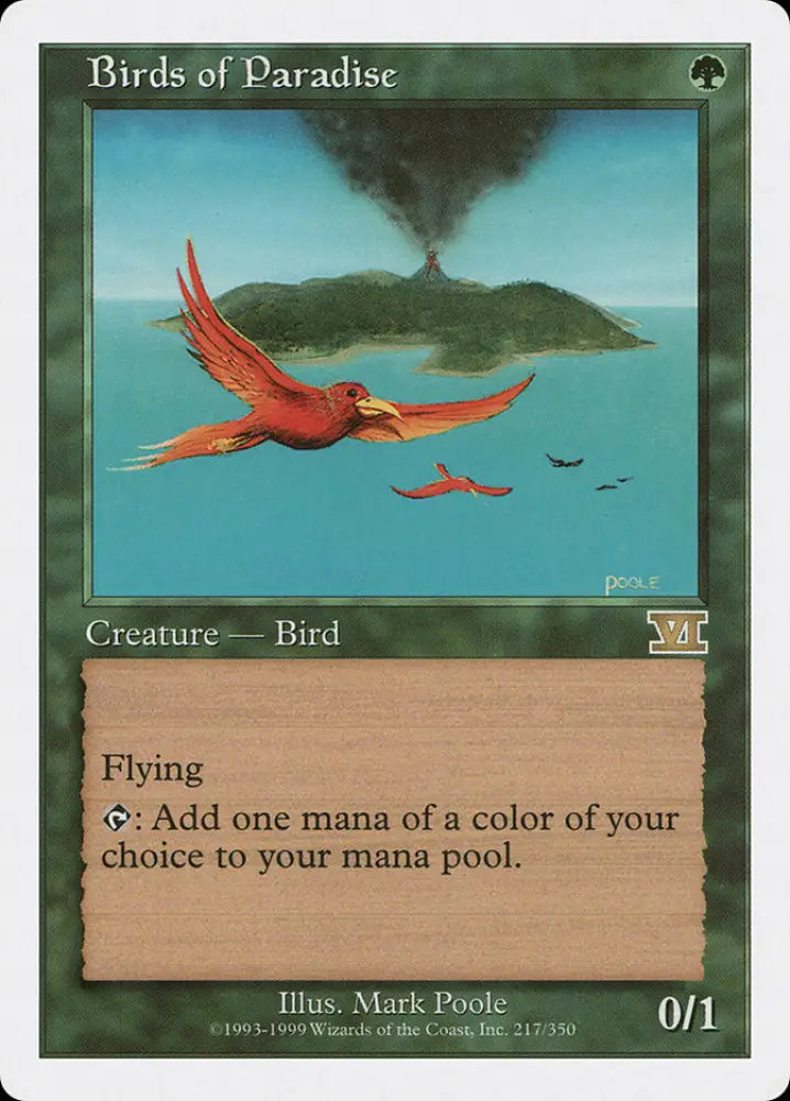 Birds of Paradise [Classic Sixth Edition] - MTG Single