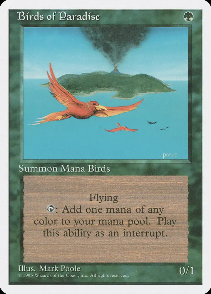 Birds of Paradise [Fourth Edition] - MTG Single