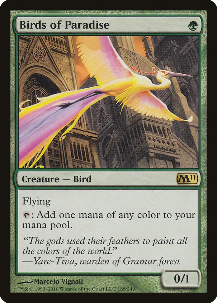 Birds of Paradise [Magic 2011] - MTG Single