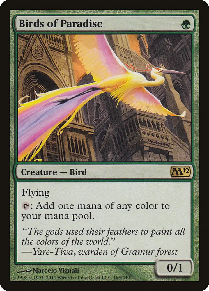 Birds of Paradise [Magic 2012] - MTG Single