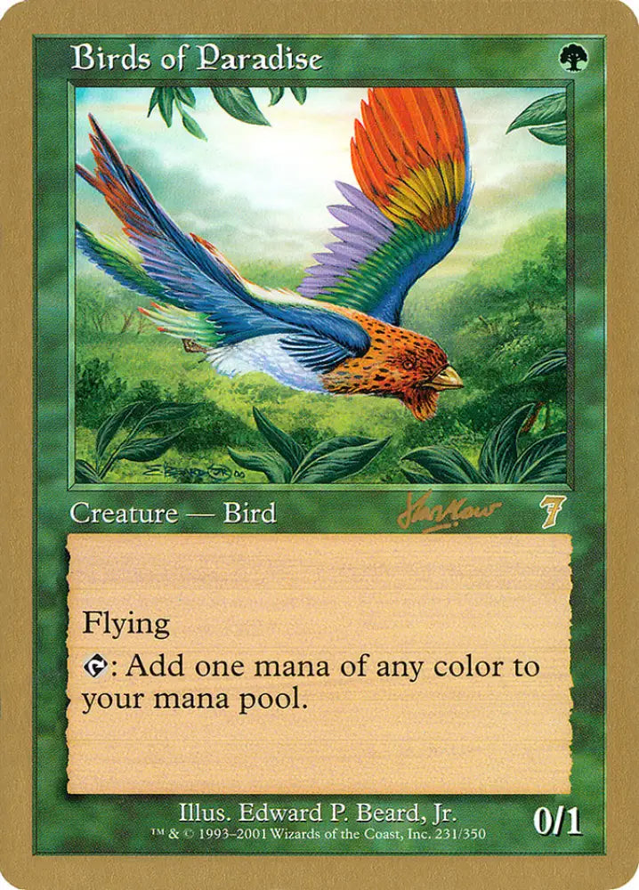 Birds of Paradise (Sim Han How) [World Championship Decks 2002] - MTG Single