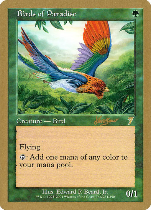 Birds of Paradise (Sim Han How) [World Championship Decks 2002] - MTG Single