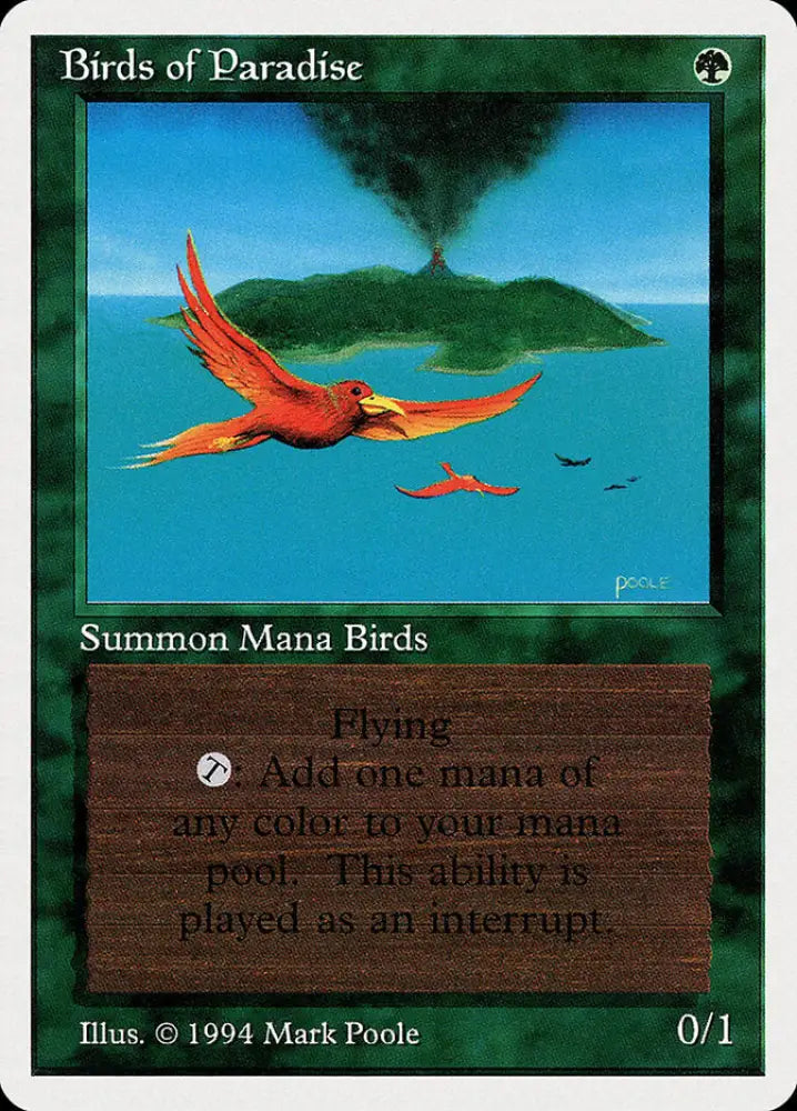 Birds of Paradise [Summer Magic / Edgar] - MTG Single