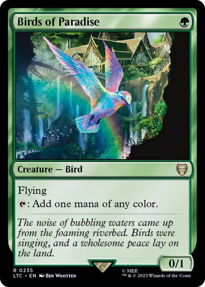 Birds of Paradise [The Lord of the Rings: Tales of Middle-Earth Commander] - MTG Single