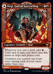 Birgi God of Storytelling // Harnfel Horn of Bounty (Showcase) [Kaldheim] - MTG Single