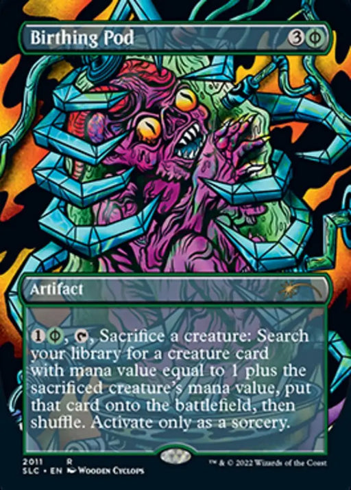 Birthing Pod (Borderless Alternate Art) [Secret Lair 30th Anniversary Countdown Kit] - MTG Single
