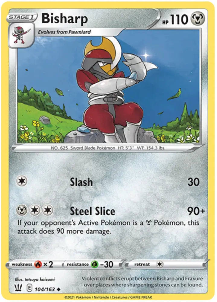 Bisharp (104/163) [Sword & Shield: Battle Styles] - Pokemon Single