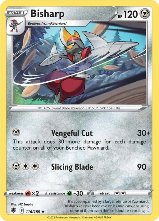 Bisharp (116/189) [Sword & Shield: Astral Radiance] - Pokemon Single