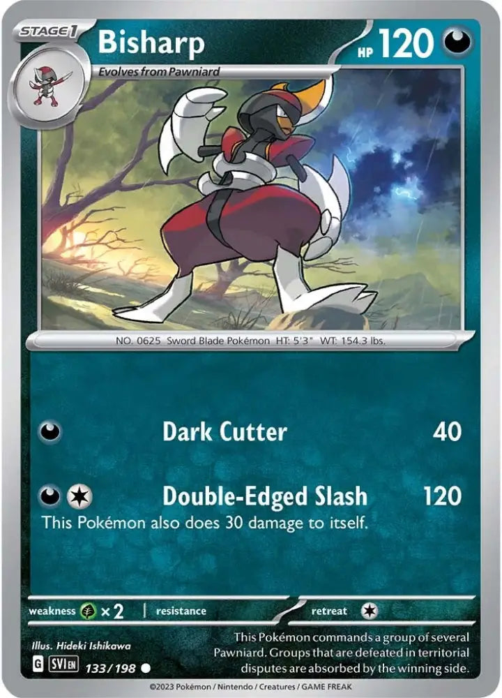 Bisharp (133/198) [Scarlet & Violet: Base Set] - Pokemon Single