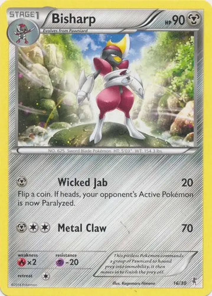 Bisharp (16/30) [XY: Trainer Kit 1 - Bisharp] - Pokemon Single