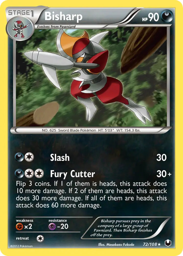 Bisharp (72/108) [Black & White: Dark Explorers] - Pokemon Single