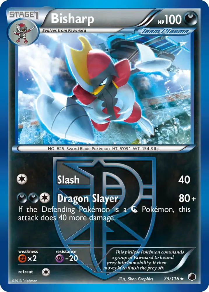 Bisharp (73/116) [Black & White: Plasma Freeze] - Pokemon Single