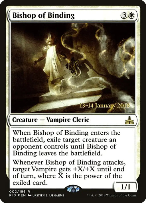 Bishop of Binding [Rivals of Ixalan Prerelease Promos] - MTG Single