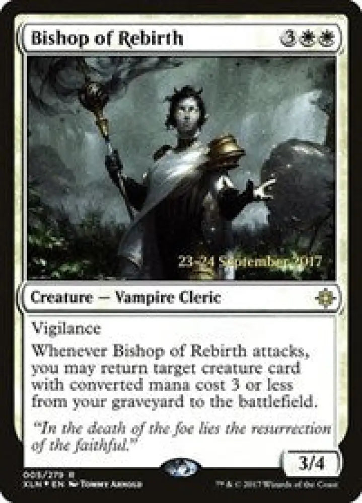 Bishop of Rebirth (5) [Prerelease Cards]