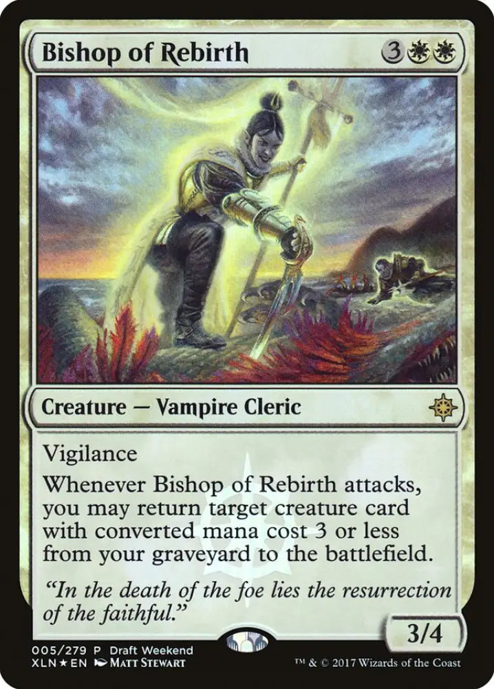 Bishop of Rebirth (Draft Weekend) [Ixalan Promos] - MTG Single