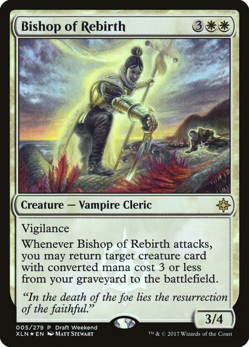 Bishop of Rebirth (Draft Weekend) [Ixalan Promos] - MTG Single