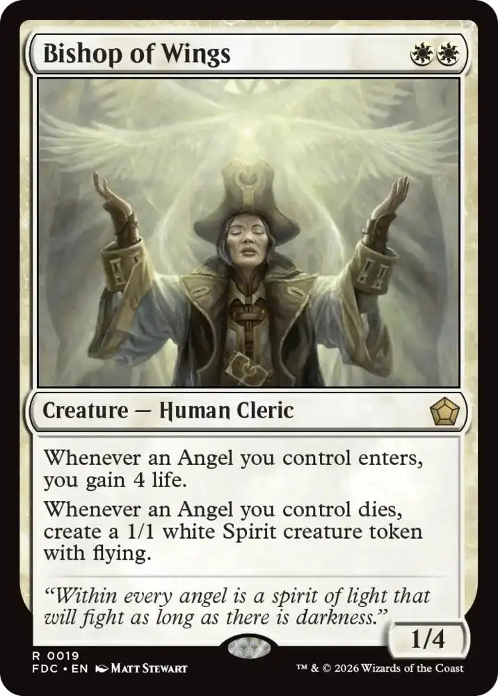 Bishop of Wings (19) [Foundations Commander]
