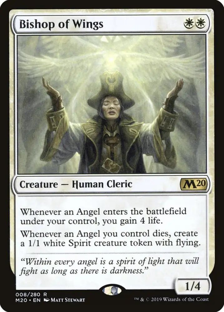 Bishop of Wings [Core Set 2020] - MTG Single