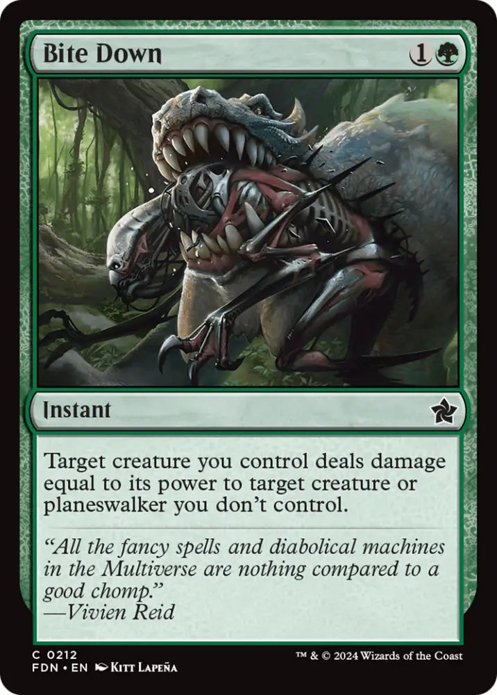 Bite Down [Foundations] - MTG Single