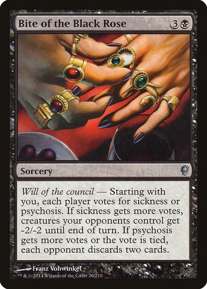 Bite of the Black Rose [Conspiracy] - MTG Single
