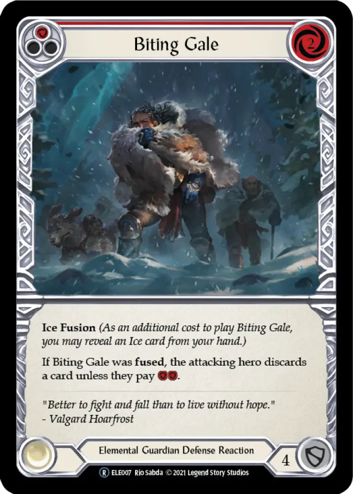 Biting Gale (Red) [Tales of Aria Unlimited] Unlimited Normal - Flesh And Blood Single