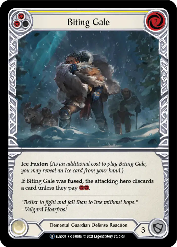 Biting Gale (Yellow) [Tales of Aria Unlimited] Unlimited Normal - Flesh And Blood Single