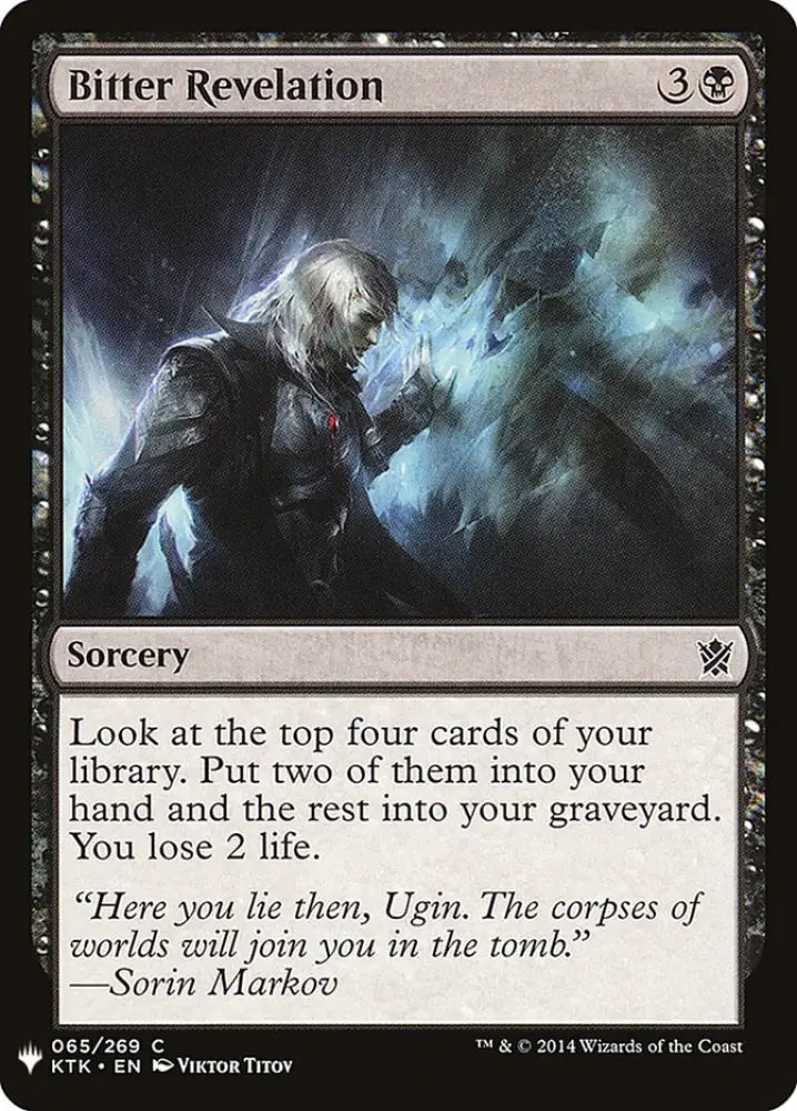 Bitter Revelation [Mystery Booster] - MTG Single