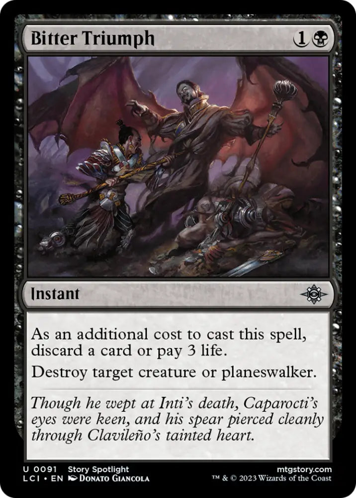Bitter Triumph [The Lost Caverns of Ixalan] - MTG Single
