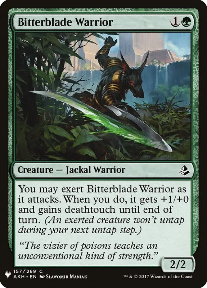 Bitterblade Warrior [Mystery Booster] - MTG Single