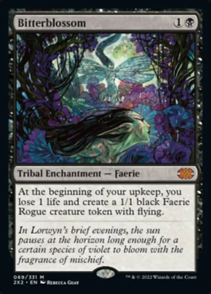 Bitterblossom [Double Masters 2022] - MTG Single