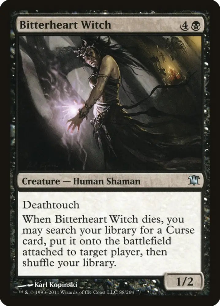 Bitterheart Witch [Innistrad] - MTG Single
