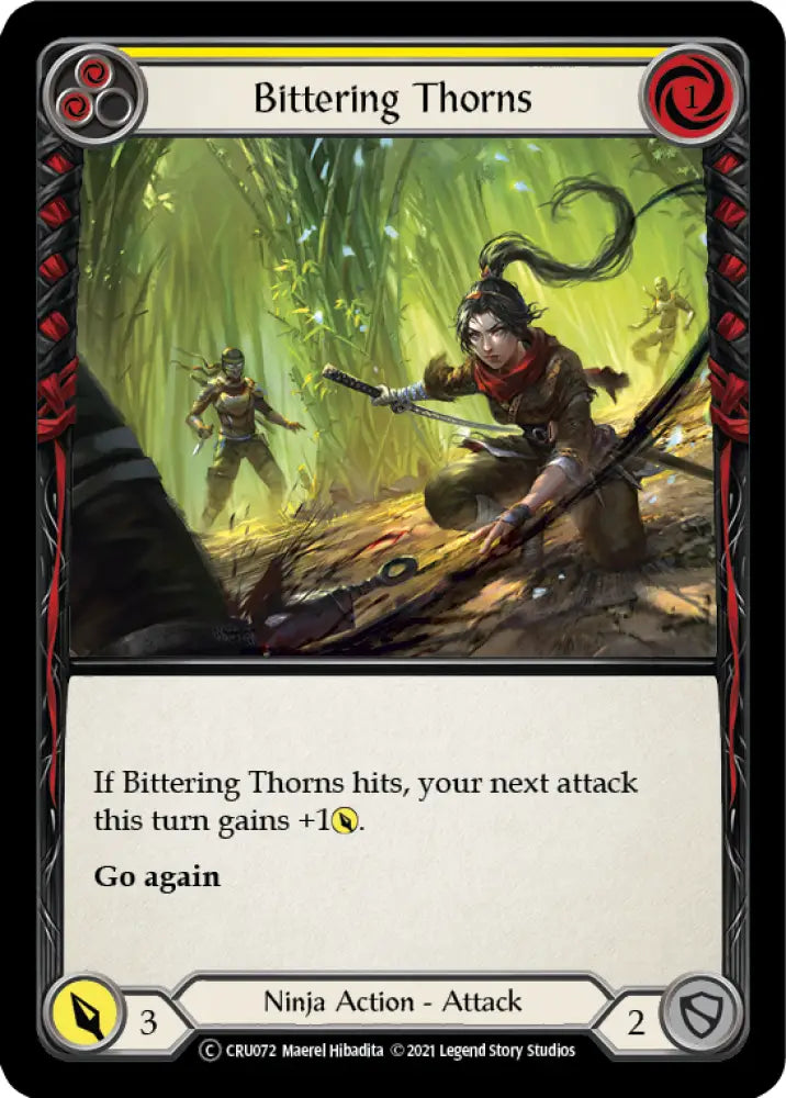 Bittering Thorns [Crucible of War Unlimited] Unlimited Rainbow Foil - Flesh And Blood Single