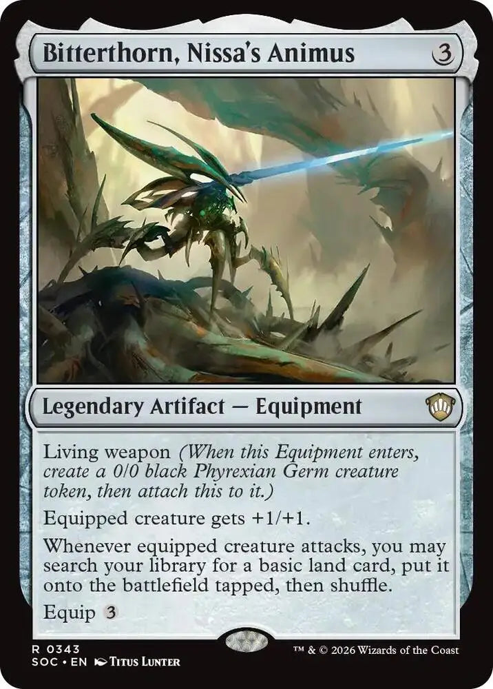 Bitterthorn, Nissa's Animus (343) [Secrets of Strixhaven Commander]