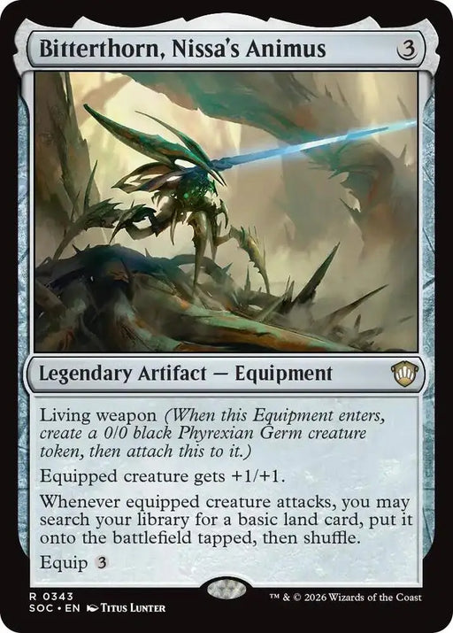 Bitterthorn, Nissa's Animus (343) [Secrets of Strixhaven Commander]