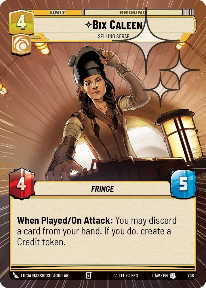 Bix Caleen - Selling Scrap (Hyperspace Foil) (738) [A Lawless Time]