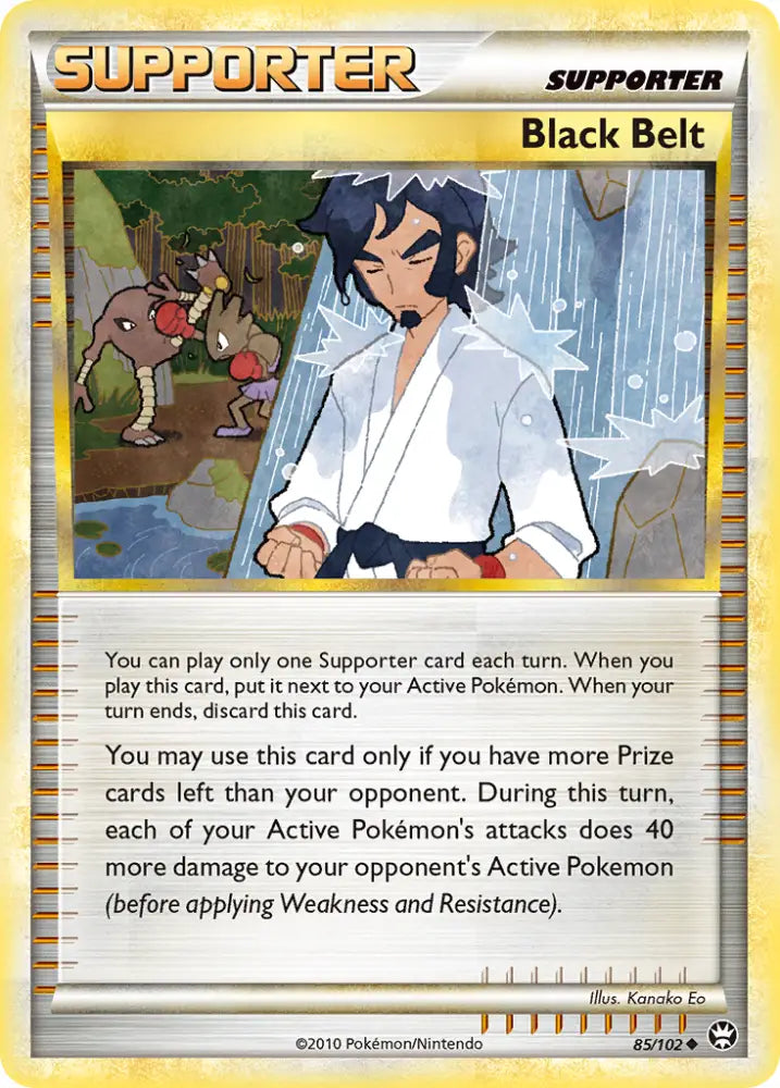 Black Belt (85/102) [HeartGold & SoulSilver: Triumphant] - Pokemon Single