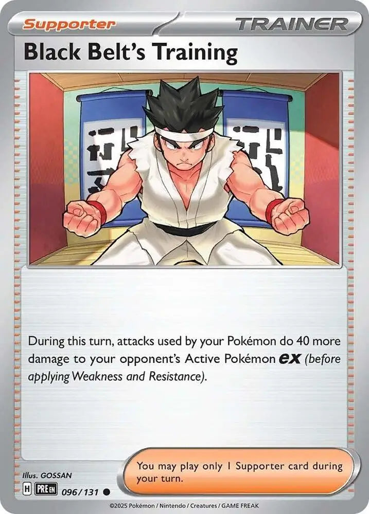 Black Belt’s Training (096/131) [Scarlet & Violet: Prismatic Evolutions] - Pokemon Single