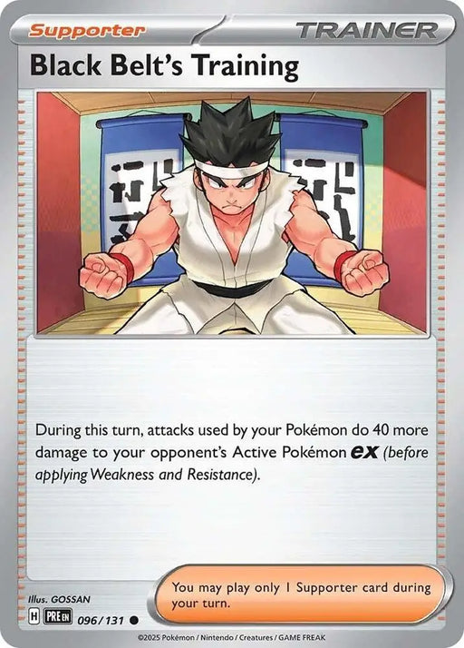 Black Belt’s Training (096/131) [Scarlet & Violet: Prismatic Evolutions] - Pokemon Single