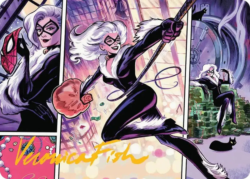 Black Cat, Cunning Thief Art Card (Gold-Stamped Signature) (44) [Marvel's Spider-Man Art Series]