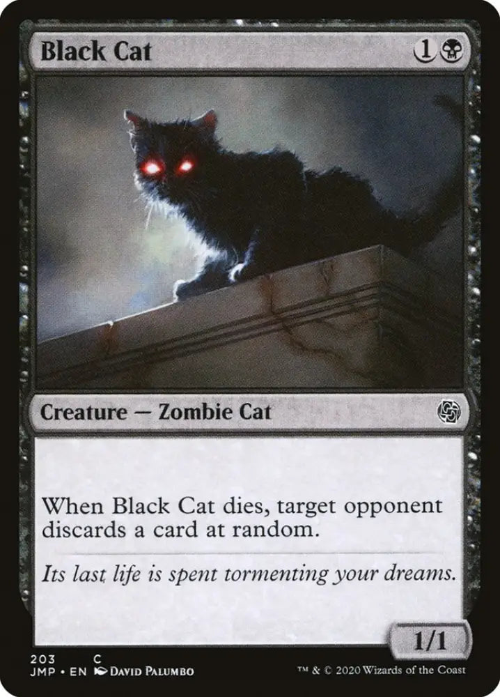 Black Cat [Jumpstart] - MTG Single