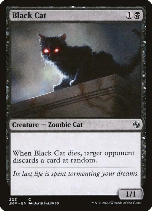 Black Cat [Jumpstart] - MTG Single