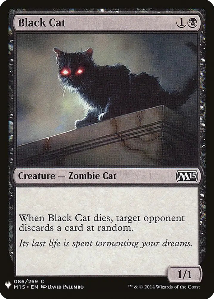 Black Cat [Mystery Booster] - MTG Single