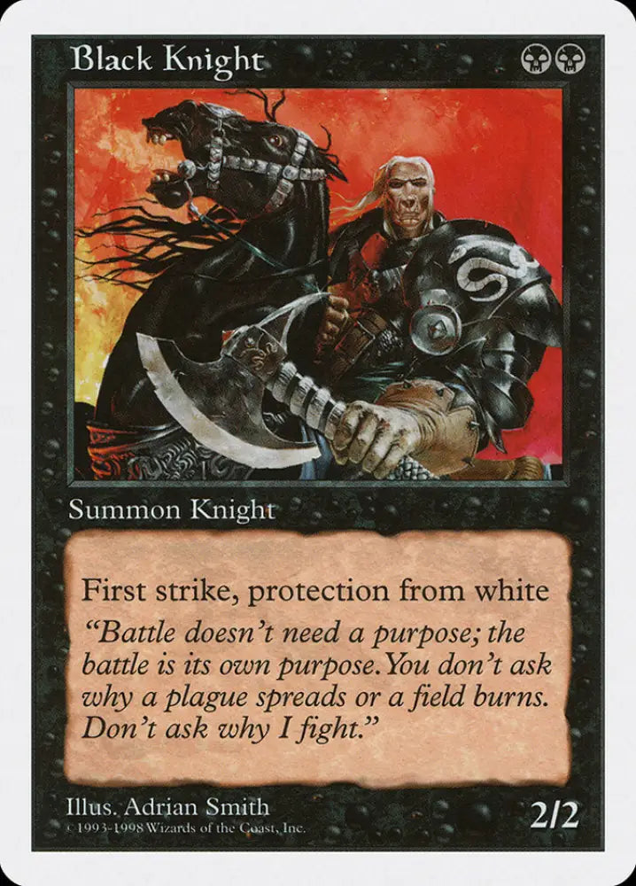 Black Knight [Anthologies] - MTG Single