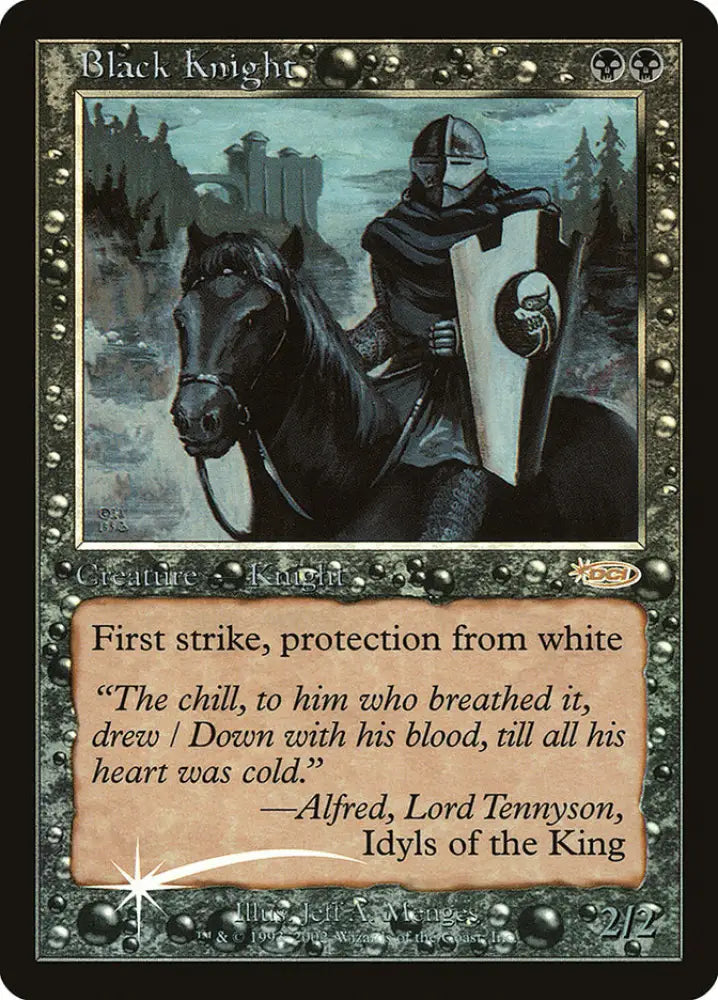 Black Knight [Friday Night Magic 2002] - MTG Single